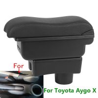 For Toyota Aygo X Armrest Box For Toyota Aygo Car Armrest Curved Surface leather Car Storage Box Simple installation Interior Pipe Fittings Accessorie