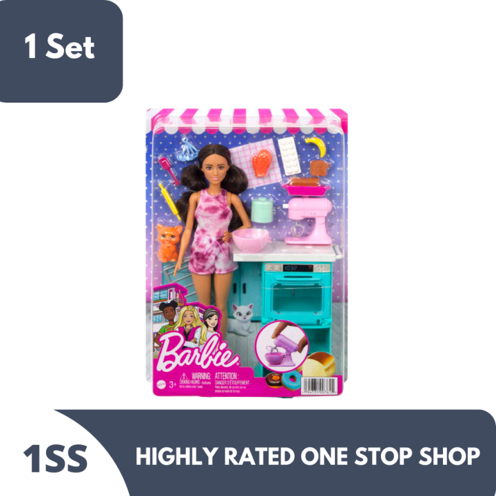 Mattel Barbie & Kitchen Set Toy Lazada PH