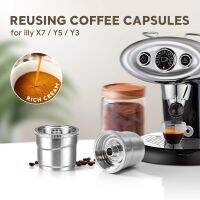 【YF】 ICafilas-Cápsula Reutilizável Café Máquina de Aço Inoxidável 304 Pod Filtro Café Rico Apto para illy X7illy Y3illy Y5