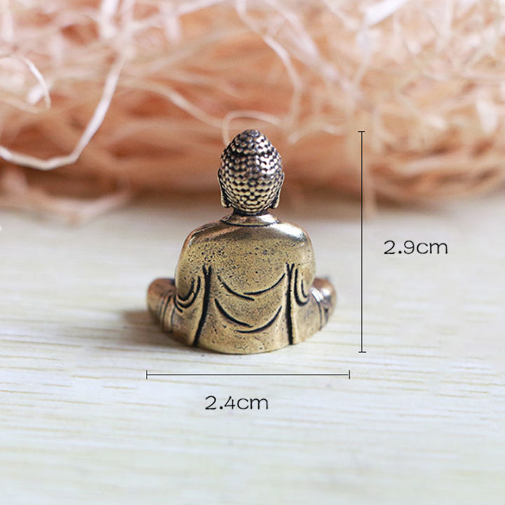 rayua-pure-brass-miniature-shakyamuni-buddha-ตกแต่งบ้านตกแต่ง-miniature-figurine