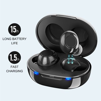 ZZOOI Hearing Aid Rechargeable Sound Amplifier For Seniors Noise Cancelling Micro Wireless Invisible Digital Hearing Aids For deafness