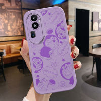 เคส PMP สำหรับ OPPO Reno10 Pro + 5G บางเฉียบผิวรู้สึกการ์ตูน Doraemn เคสหลังหนังแมวซิลิโคนนิ่ม PU เคสโทรศัพท์ปกหนัง