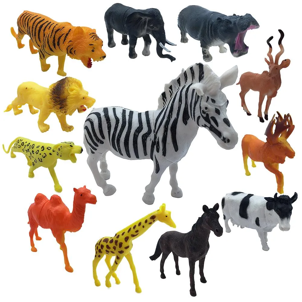 12 Piece 15cm Safari Animal Set - Different Varieties of Zoo Animals, Jungle  Animals, African Animals, and Baby Animals - Great Educational and Child  Development Toy for Kids, Children, Toddlers | Lazada PH