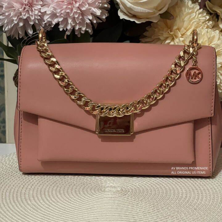 Original Michael Kors Lita Medium Leather Crossbody Bag Lazada PH