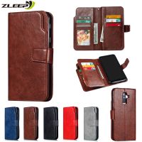 ❦▫▲ Luxury Leather Flip Wallet Case For Samsung Galaxy J3 J5 2016 2017 J4 J6 Plus J8 J2 Pro 2018 EU Card Stand Phone Cover Bag Shell