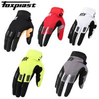 【CW】FOXPLAST MX Motocross Gloves Motorcycle Racing Men Women Mtb Bicycle Riding Gloves Breathable Mountain Cycling Gloves