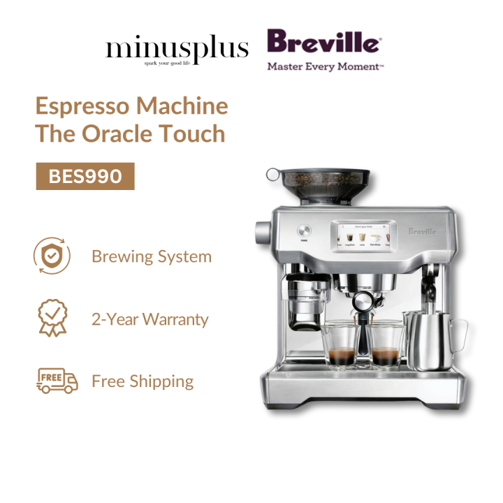 Breville the Oracle Touch Espresso Machine with 15 bar Italian Made
