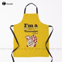 Arepa Venezuela Im A Tasty Venezuelan Girl Apron Salon Apron Garden Kitchen Customized Unisex Adult Apron Custom Cooking Aprons Aprons