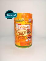 Vita-C vitamin C  วิตามินซี 25 mg กลิ่นส้ม ชนิดเม็ด 1000 เม็ด 400 กรัม