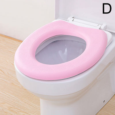 Xinyi3 1PC เบาะรองนั่งชักโครกล้างทำความสะอาดได้ที่นั่งชักโครกครอบคลุมกันน้ำ EVA ห้องอาบน้ำ Soft Home Decor