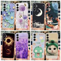 เคส A34 Samsung Galaxy เคส SM-A346B ฝาปิดพิมพ์ภาพสุดหรูซิลิโคนใส TPU นิ่มปลอกสำหรับ Samsung เคสโทรศัพท์ A34 Samsung 6.6