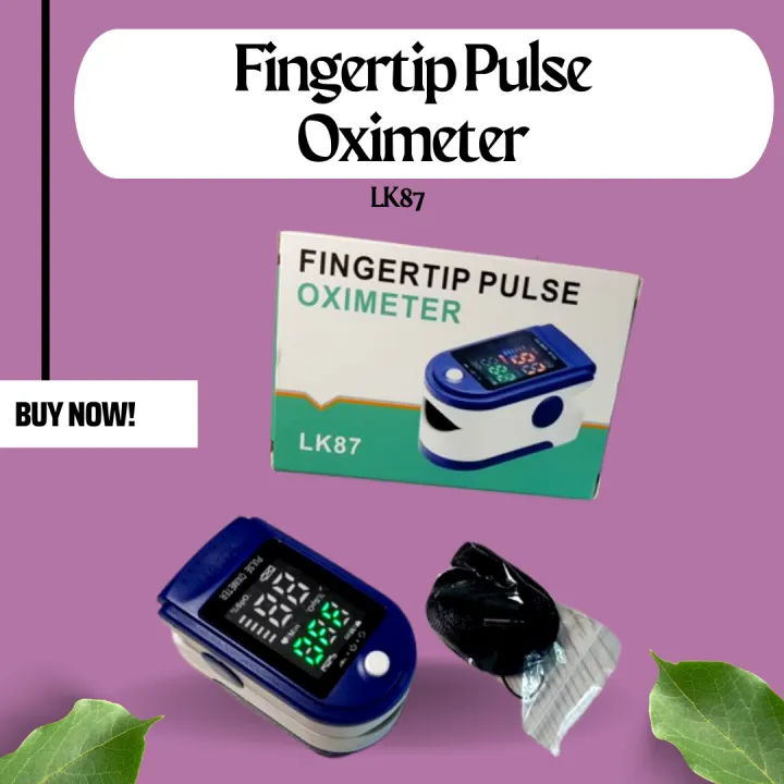 Fingertip Pulse Oximeter LK87 original rechargeable and bp monitor