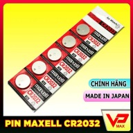 Vỉ 5 Viên Pin CMOS Máy Tính Maxell CR2032 Lithium 3V dùng cho cmos thumbnail