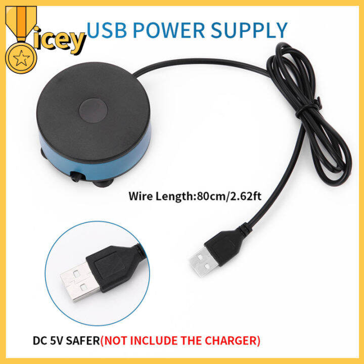 เครื่องให้ออกซิเจนถังปลาขนาดเล็กปั๊มลมสำหรับตู้ปลา-dc-5v-usb-ขนาดเล็กแบบพกพาคอมเพรสเซอร์ปั๊มออกซิเจน