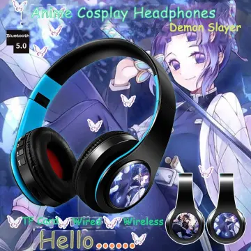 Emo anime headphone chibi headphone Guy