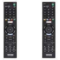 2X Smart TV Remote Control for Sony Rmt-Tx102U for Rmt-Tx100D Rmt-Tx101J Rmt-Tx101D Rmt-Tx100E Rmt-Tx101E Rmt-Tx200