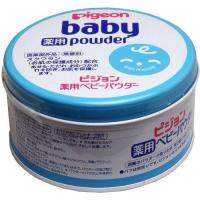 แป้งฝุ่น Pigeon Baby Powder  ไม่มีสี ไม่มีกลิ่น เหมาะกับผิวทุกประเภท  150 กรัม