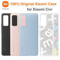 ต้นฉบับ Xiaomi Civi กรณีกระเป๋าสำหรับ Xiaomi Mi Civi ปกกรณีกันกระแทกเหลวซิลิคอนนุ่ม TPU ศัพท์ปกหลังสำหรับ Xiaomi Civic