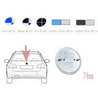 2ชิ้น74มิลลิเมตรตราสัญลักษณ์รถฮู้ดด้านหน้าด้านหลังลำต้นโลโก้สำหรับ Bmw 5 Series 7 Series X1 51148132375อุปกรณ์เสริม