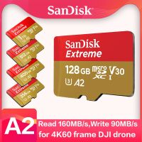 [HOT TALQQQWWEGE 583]SanDisk A2 Extreme การ์ด SD ไมโคร32GB A1 64GB 128GB 256GB 400GB 1T การ์ดความจำ U3บัตร TF V30สำหรับโดรนกล้องเพื่อการกีฬาแฟลชการ์ด