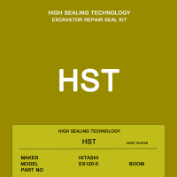 HST ชุดซ่อมกระบอกไฮดรอลิค HITACHI EX120-5 / BOOM ARM BUCKET Cylinder Seal Kit / Hitachi Excavator รถขุด