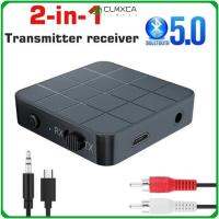 สายออดิโอเสริมพลังไมโคร USB สำหรับบ้านที่ทนทานของ CLMXCA อะแดปเตอร์เต้ารับบลูทูธตัวแปลงบลูทูธ5.0เครื่องส่งสัญญาณไร้สาย