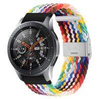 20/22mm Braided Solo Loop Nylon Strap For Huawei watch 3 Pro/GT 2 46mm Adjustable elastic Bracelet For Samsung watch 3 45mm band Straps