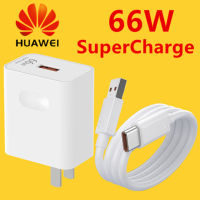 Original สำหรับ Huawei 66วัตต์ Mate 40฿ Supercharge EU US ที่ชาร์จความเร็วสูงอะแดปเตอร์ USB 6A Type-C สายสำหรับ Huawei Huawei Mate 40 Pro Mate30 40 P40 Pro Nova8 SE P30