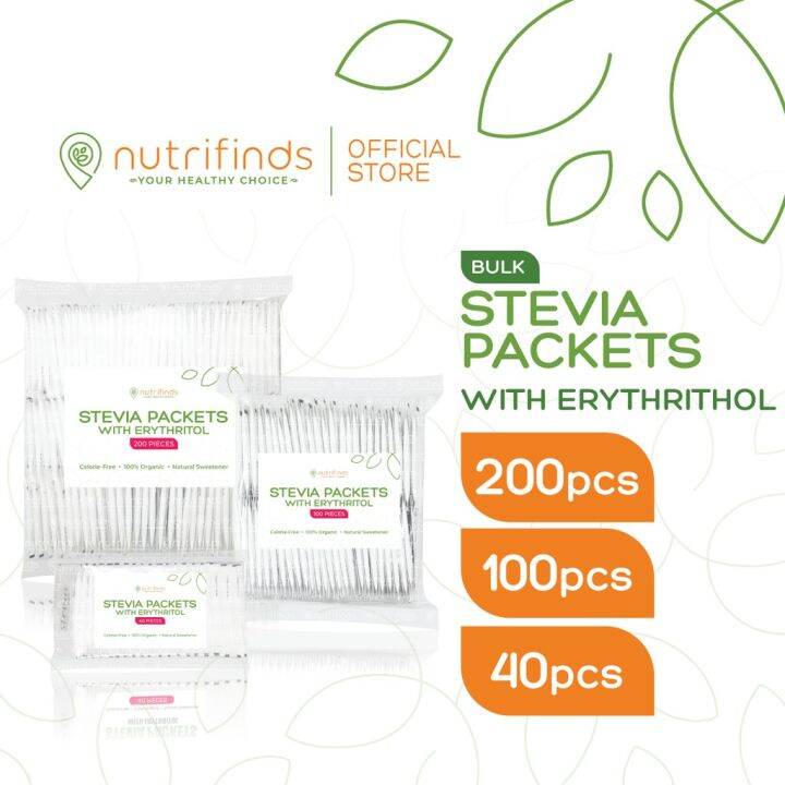 Nutrifinds® Stevia Erythritol Packets Lazada PH