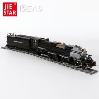 59005 Jiestar Creative Expert Ideas Bigboy Steam Train Lecomotive Model Moc Railway Express Bricks Modular Building Blocks Toys