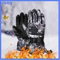 RANG Women Men Motorcycle Cycling Riding Outdoor Sports Velvet Non-slip Touch Screen Ski Gloves Windproof Thick Warm Mittens