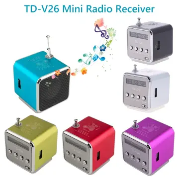 Mini Radio Fm Digital Portable Speakers With Fm Receiver Support