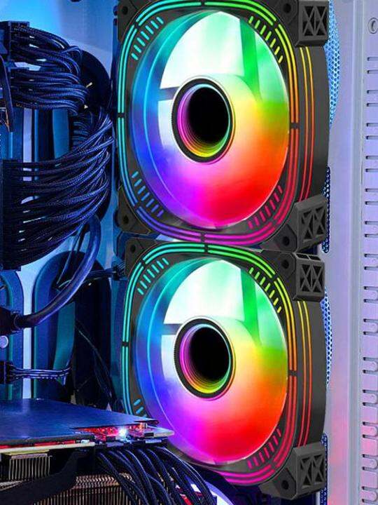 Silent 120mm ARGB Fans Silent Case Fans 120mm Quiet Computer Cooler