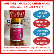 Healthy Care Grape Seed 58000 200 Capsules thumbnail
