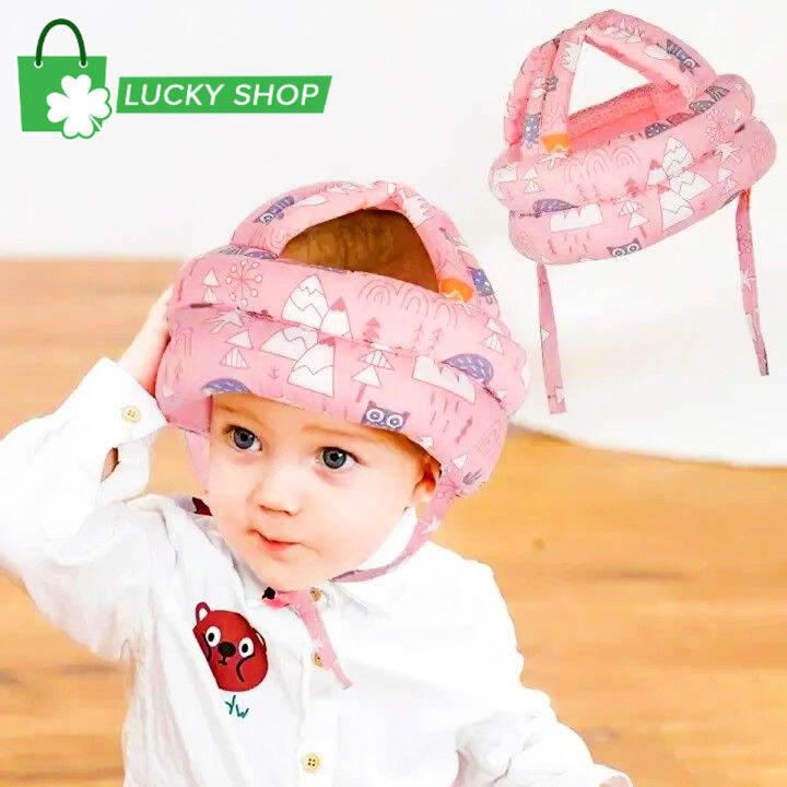 Lucky Shop Toddler Infant Safety Helmet Baby Walk Toddler Infants No