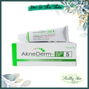 HCM10g KEM GIẢM MỤN BENZOYL PEROXIDE 5% AKNEDERM