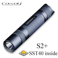 Convoy S2 Plus SST40 Flashlight Linterna LED High Powerful 18650 Flash Light 1800lm Camping Fishing Work Light Mini Latarka