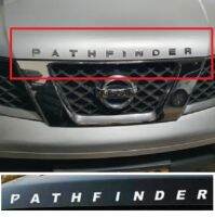 สำหรับ Pathfinder รถโลหะ3D ตัวอักษร Hood Emblem โลโก้ป้ายสติกเกอร์รถจัดแต่งทรงผมรถอุปกรณ์เสริม Wording 3D Letter