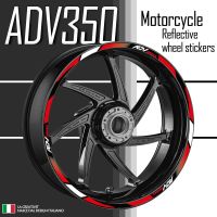 ADV350 Reflective Motorcycle Accessories Wheel Sticker Inside of Hub Decals Rim Stripe Tape For Honda ADV350 adv 350 Decals  Emblems