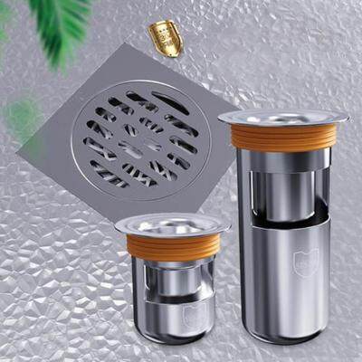 Bathroom Floor Drain Stainless Steel Deodorant Floor Drain Rust-Resistant Anti-Odor Drain for Bathroom Toilet Sewer Drain  by Hs2023