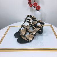 High quality❈✟∈ (Original Box) Womens Shoes 2023 New Riveted High Heel Shoes Ladies High Heel Sandals