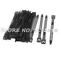 50 Pieces Black Adjustable Organizer Self-locking Nylon Cable Ties 9mm Width