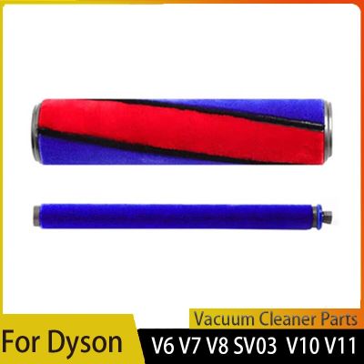 แปรงกำมะหยี่นุ่มสำหรับ Dyson V6 V7 V8 V10เครื่องดูดฝุ่น V11แปรงลูกกลิ้งอุปกรณ์เสริมแปรงถูพื้นแปรงลูกกลิ้งลูกบอลเม้าส์
