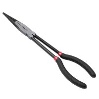 คีมปากแหลมชนิดด้ามยาว ปลายตรง ปลายงอ 45 และ 90 องศา  Straight Long Nose Plier 285mm