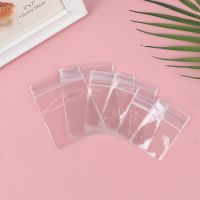 100 Pieces of Anti oxidation Jewelry Transparent Storage Book Small Plastic Gift Jewelry Bag Transparent Sealed Bag Set