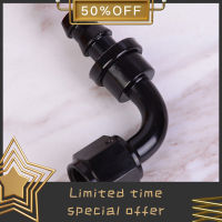 Excellent Black AN6 AN-6 90 degree push lock oil/fuel/gas line fittings hose adapter