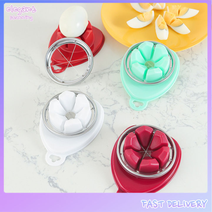  Egg Cutter Set, Multipurpose Fancy Egg Slicer Mold