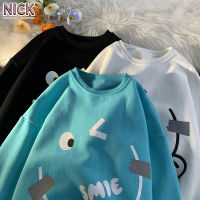 NICK Hoodie ผู้หญิงเวอร์ชั่นเกาหลีหลวมแขนยาวนักเรียนเสื้อผู้หญิง