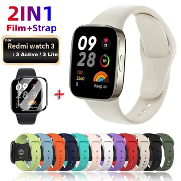 1 pc Silicone Strap Compatible With Redmi Watch 3 Active Smart Watch  Replacement Sport Bracelet Wristband Compatible With Redmi Watch 3 Active  Strap