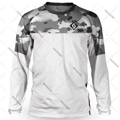 Scott Off-Road Motorcycle Endurance Shirt DH Downhill BMX Quick-Drying Sweatshirt FXR Bicycle Mountain Dehumidification T-shirt